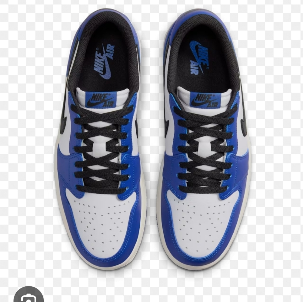 Nike Blue and White Label Air Jordan